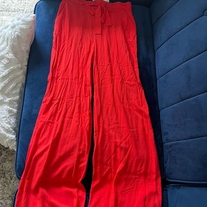 Red flowy pants. Primark, size 8. New with tags.